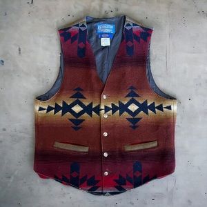Vintage Pendleton Western Vest